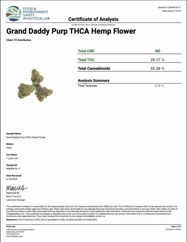 Exotic Grand Daddy Purp - Image 2